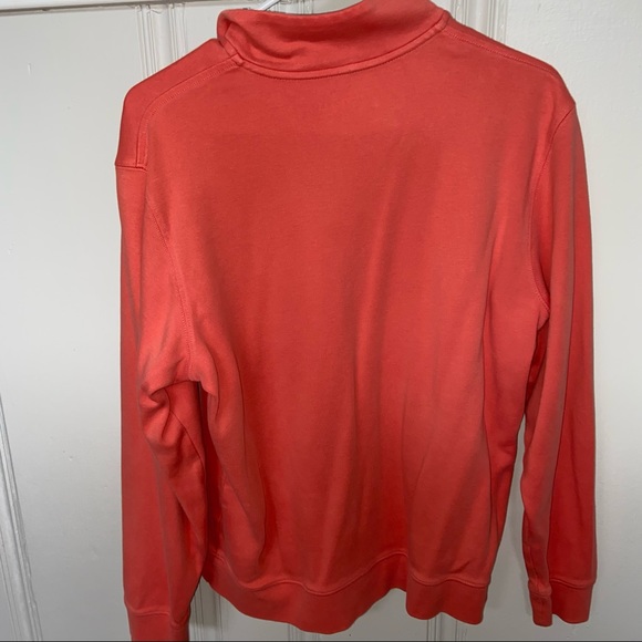 Vineyard Vines Pima Cotton Soft Coral 1/2 zip - Picture 3 of 5